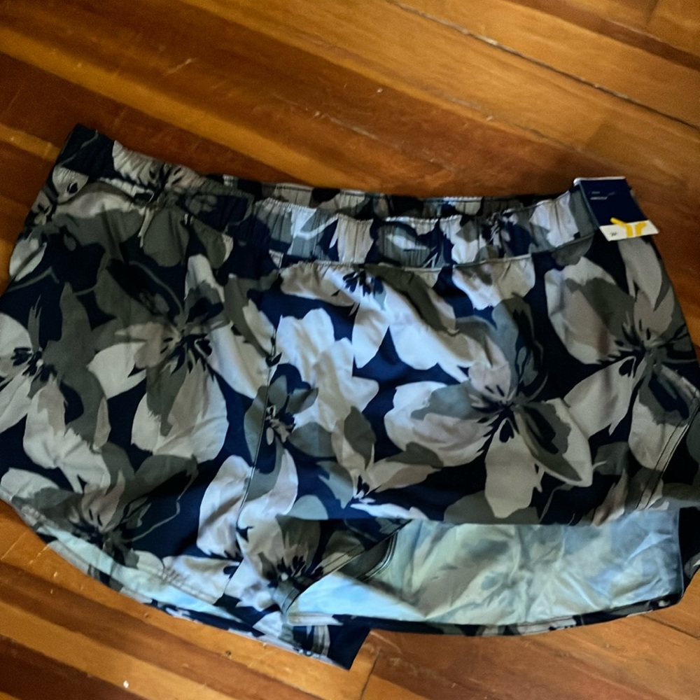 Floral Camouflage Athletic Shorts